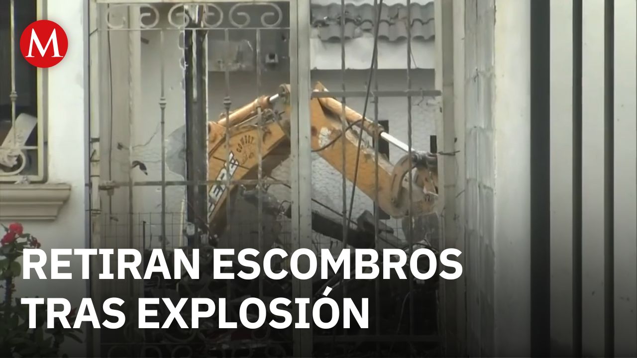 Retiran escombros tras explosión en Pesquería; reportan 3 muertos y 6 heridos
