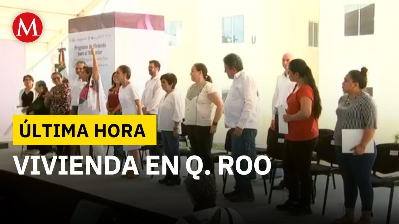 Sheinbaum encabeza en Quintana Roo el Programa de Vivienda para el Bienestar