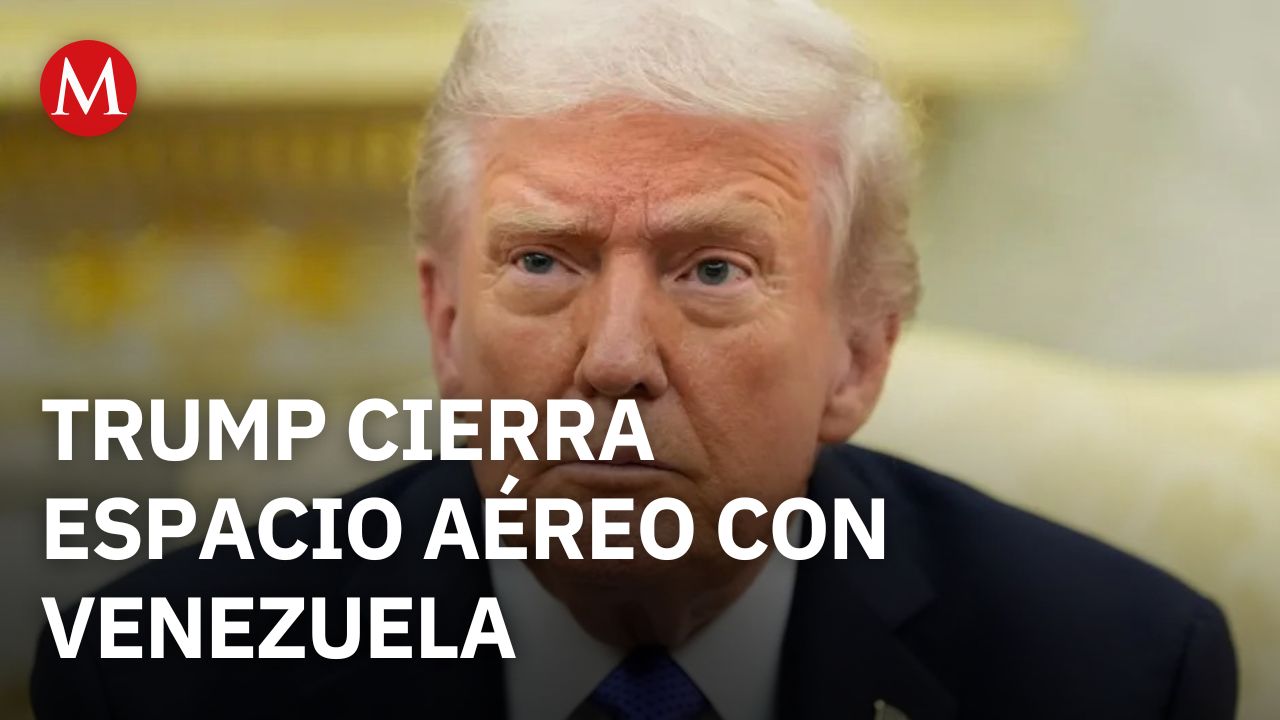 Trump anuncia cierre total del espacio aéreo sobre Venezuela