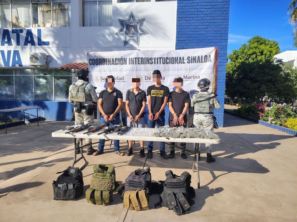 Siete detenidos, persecuciones y un homicidio marcan jornada violenta del sábado en Sinaloa