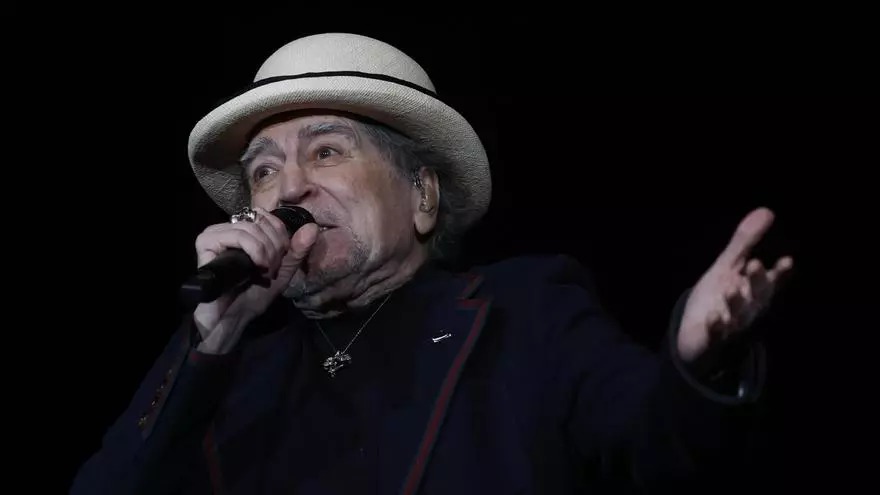 Joaquín Sabina se despide de los escenarios con un concierto lleno de emoción en el Movistar Arena de Madrid. | EFE