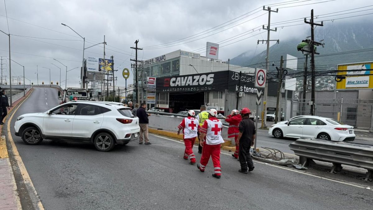 El percance provocó tráfico lento en la zona durante varios minutos | Fernanda Pérez