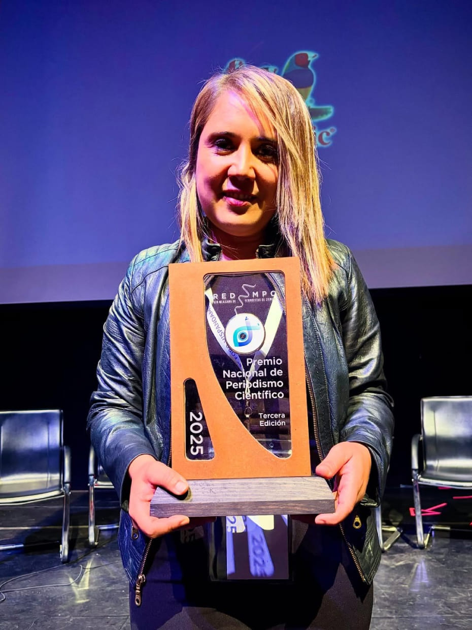 La periodista Claudia Solera, obtuvo el Premio Nacional de Periodismo Científico