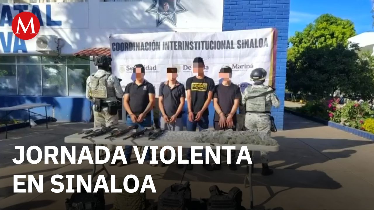 Sinaloa cierra el sábado con jornada violenta en varios municipios