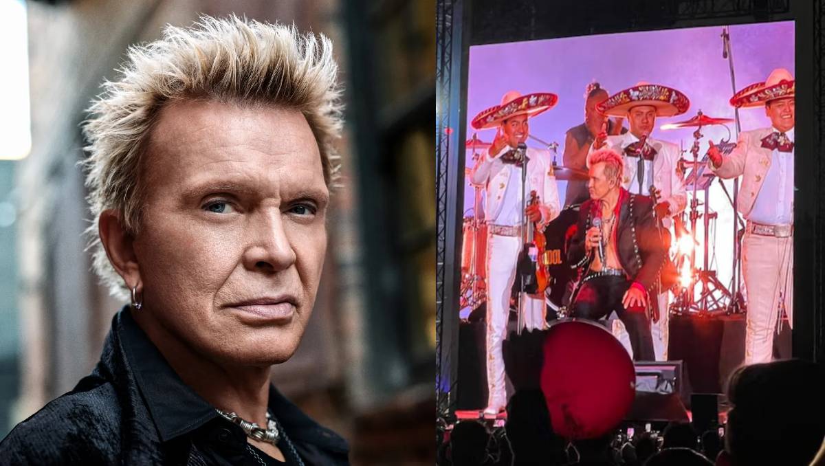 Billy Idol recibe mariachi en su concierto. | ESPECIAL
