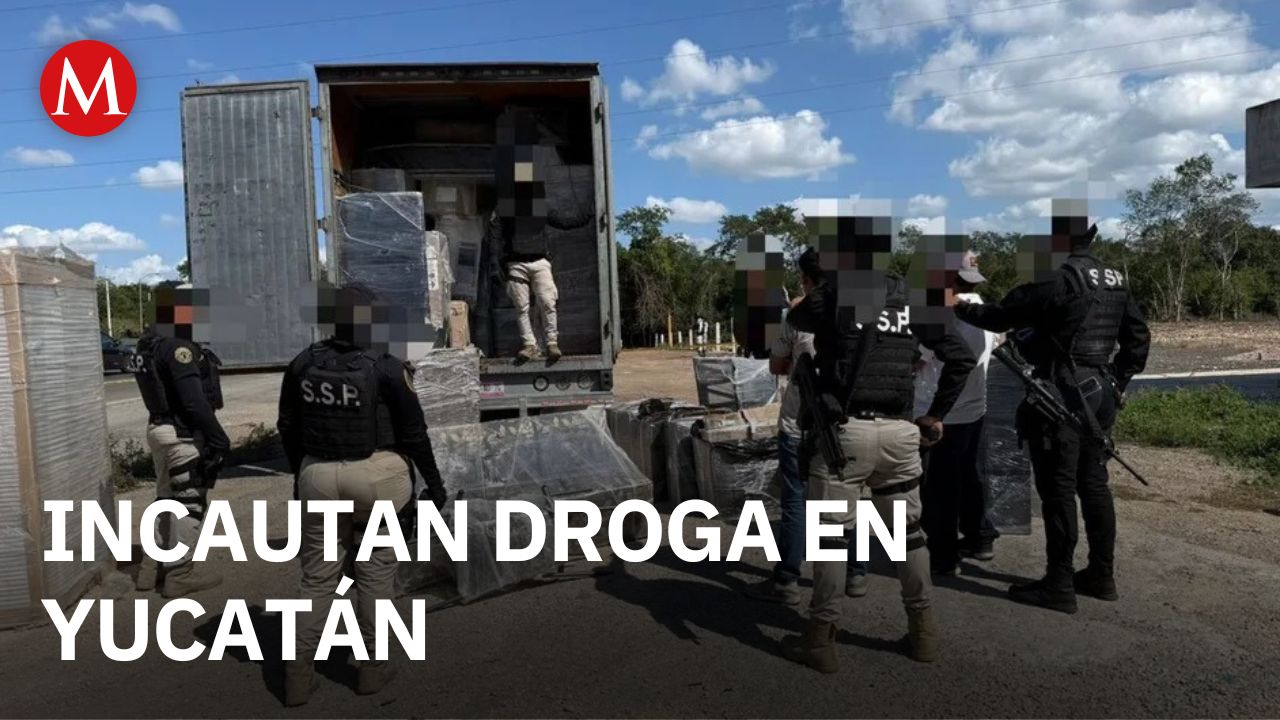Detienen en Yucatán a dos personas que llevaban droga rumbo a Quintana Roo