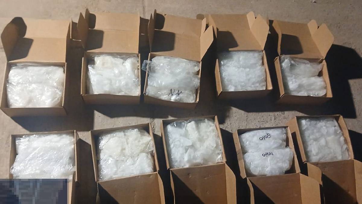 Elementos de la Semar aseguraron en cargamento de presunta droga en el recinto portuario de Mazatlán (Gabinete de Seguridad)