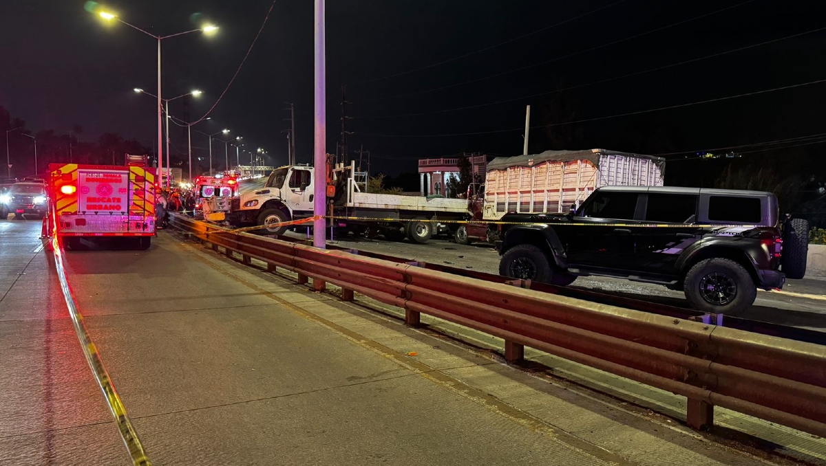 El fatal accidente desquició la vialidad en ambos sentidos (Foto: Usi Toledo)