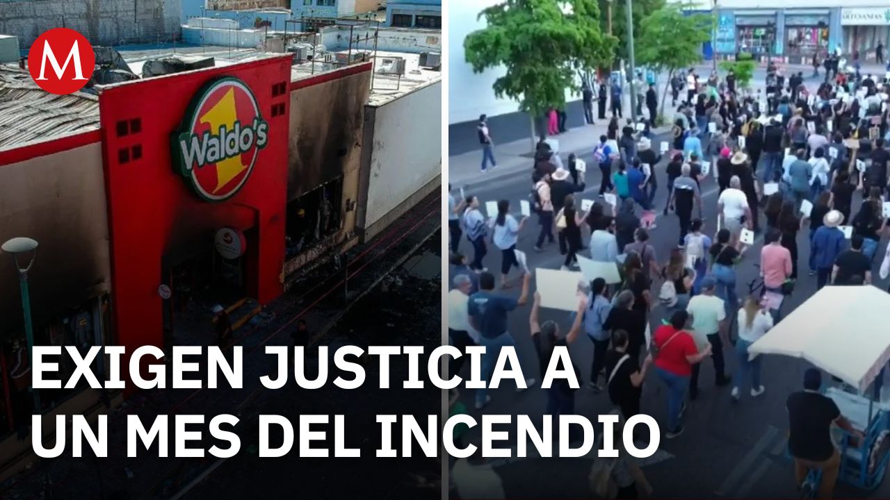 A un mes del incendio en Waldo’s, exigen resultados y justicia por negligencia