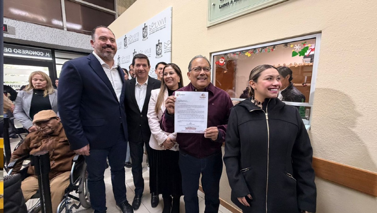 El objetivo, dijo el alcalde de Escobedo, es que su nombre permanezca como inspiración para las nuevas generaciones. Foto: Kevin Recio