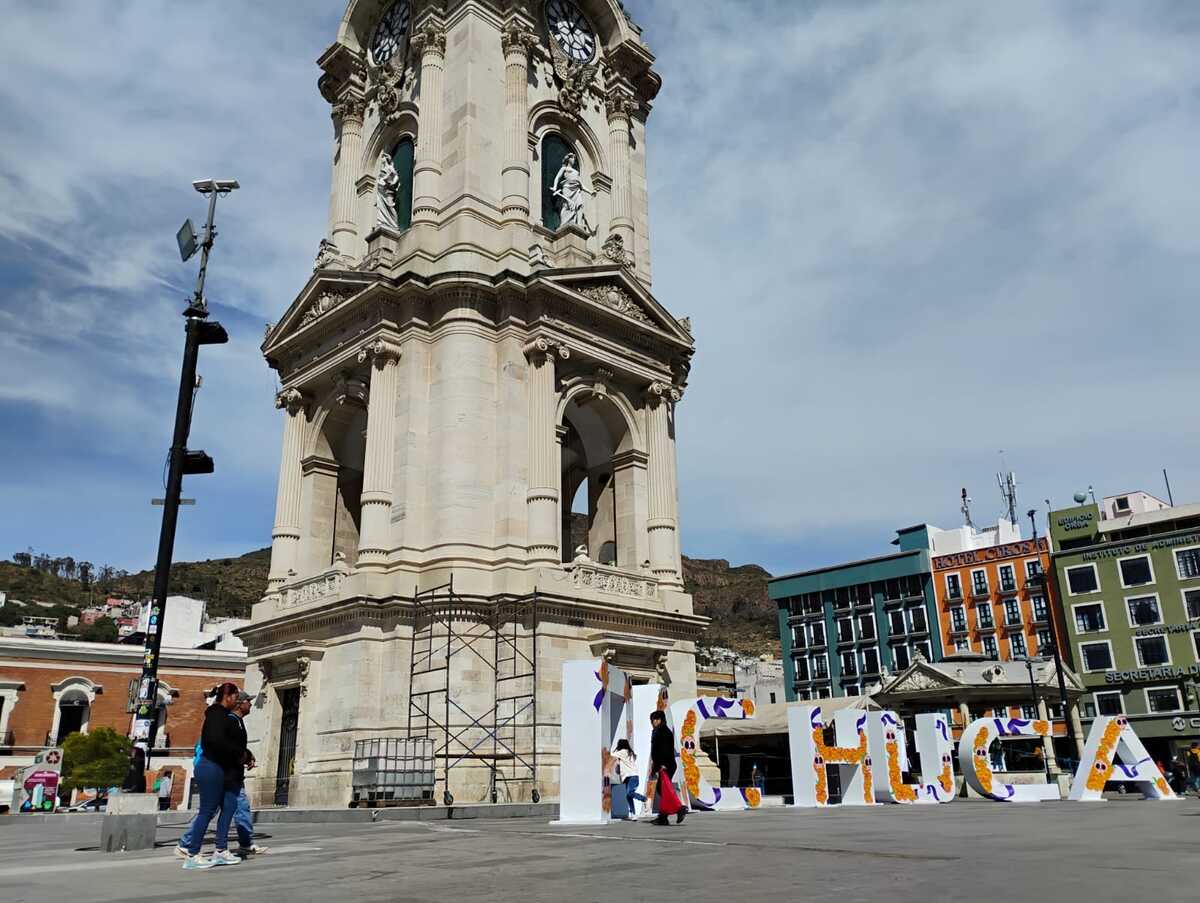 El Reloj Monumental de Pachuca será rehabilitado en una segunda etapa en 2026. (Alejandro Reyes)