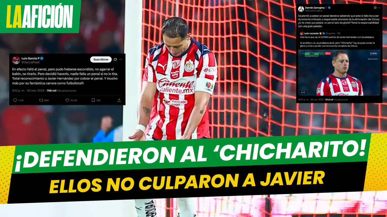 ¡Ya salieron a defenderlo! Conoce a las personalidades que defienden al 'Chicharito'