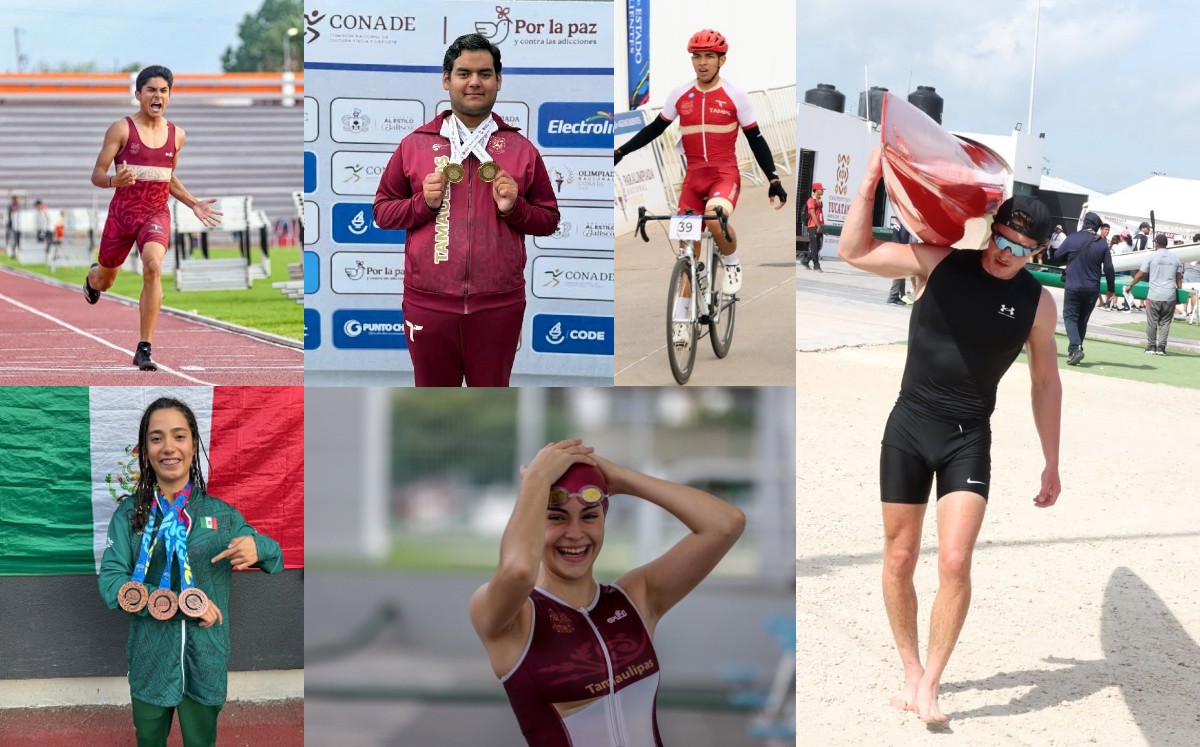 Atletas tamaulipecos destacados. | Cortesía
