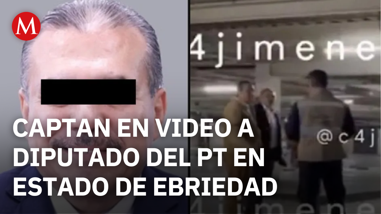 Captan en video al diputado del PT, Wblester Santiago Pineda, en estado de ebriedad, Edomex