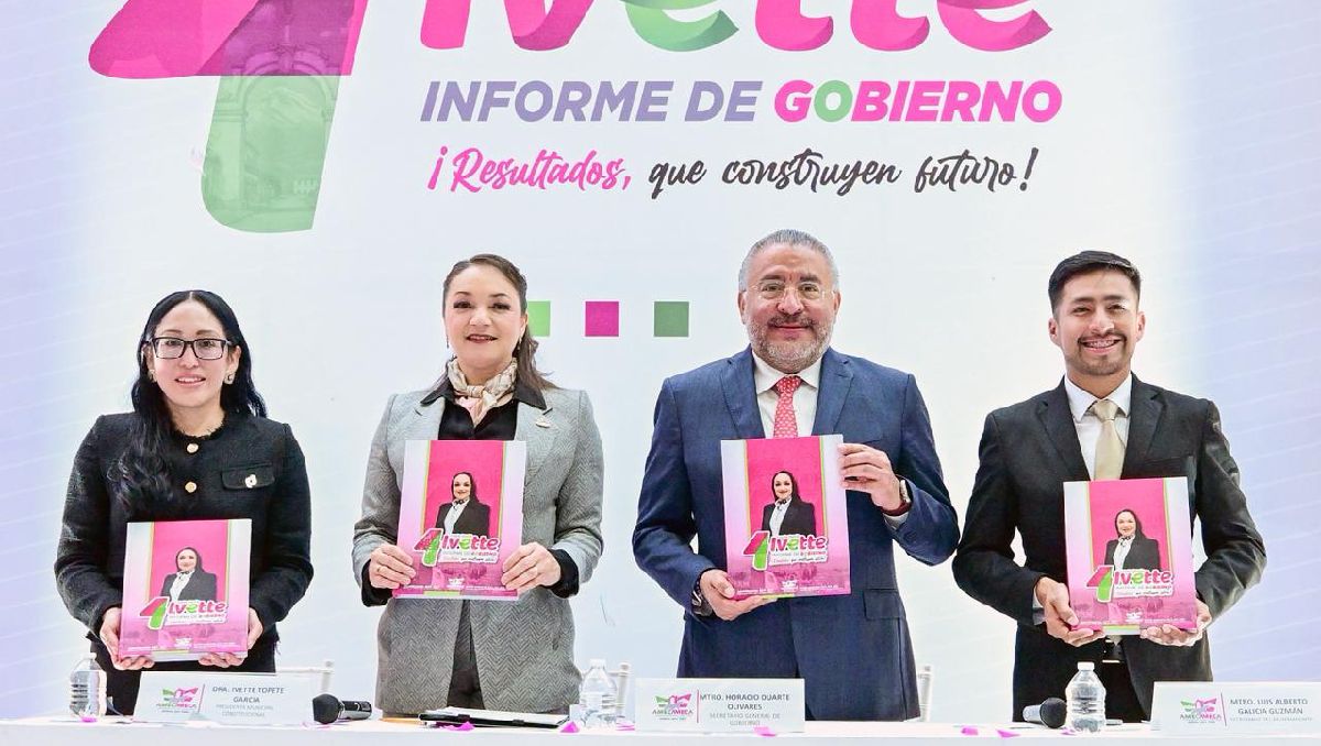 Duarte asiste al Primer Informe de Gobierno de Ivette Topete García, alcaldesa de Amecameca. Foto: (Especial)