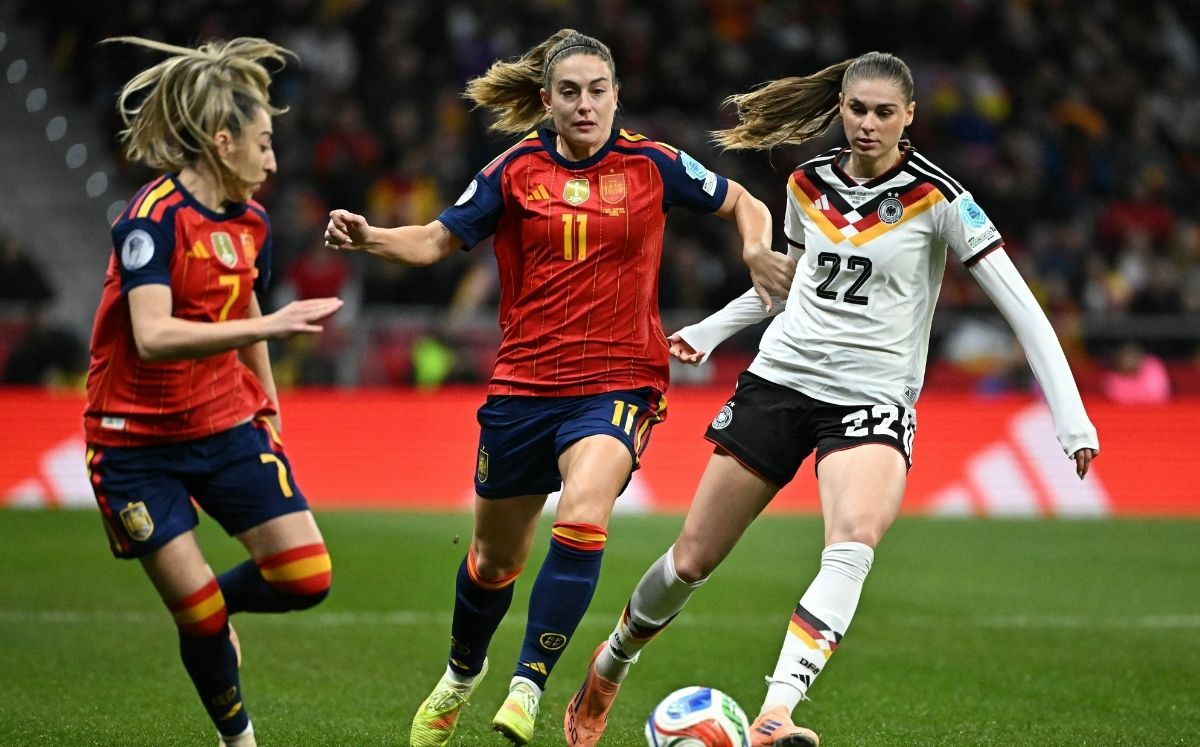 España vs Alemania, final de vuelta de la UEFA Nations League Femenina 2025 (AFP)