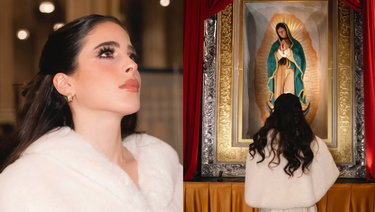 Fátima Bosch visita a 'La Guadalupana' tras ganar Miss Universo: "Un sagrado recordatorio lejos de casa"