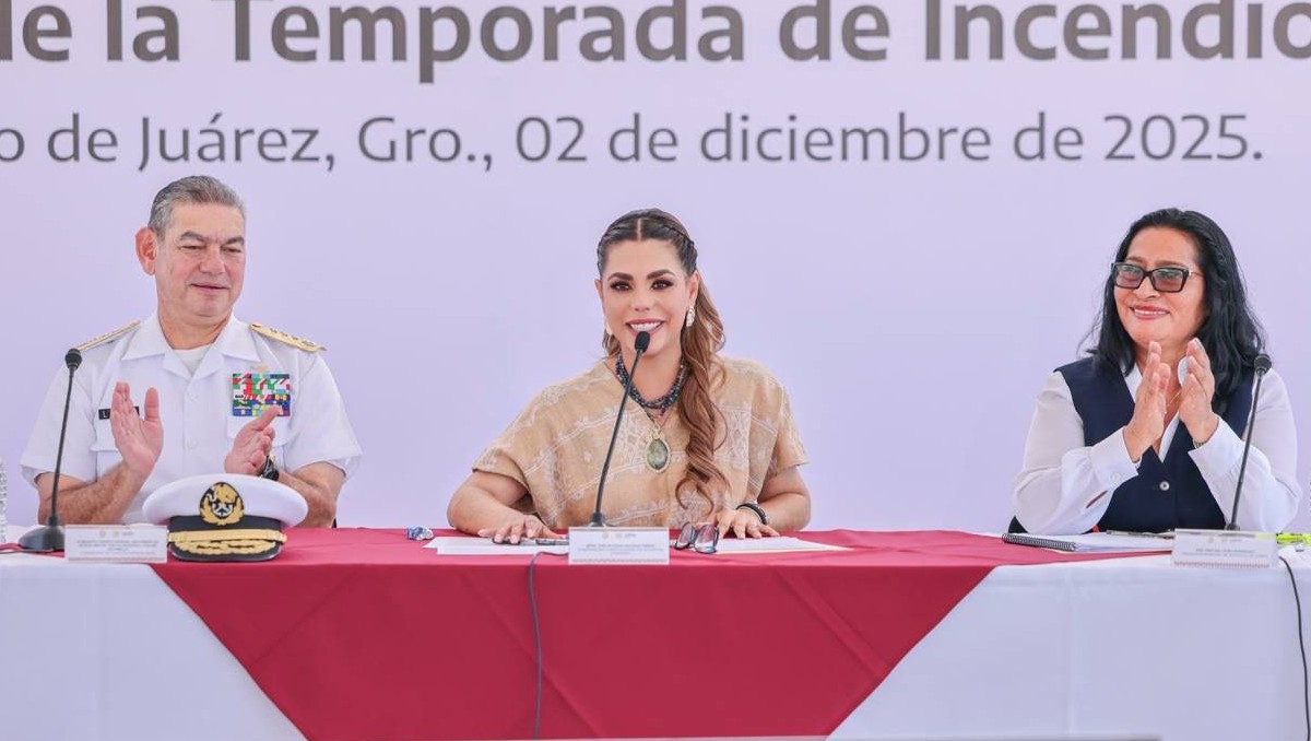 Evelyn Salgado destaca disminución de incendios en Guerrero durante 2025