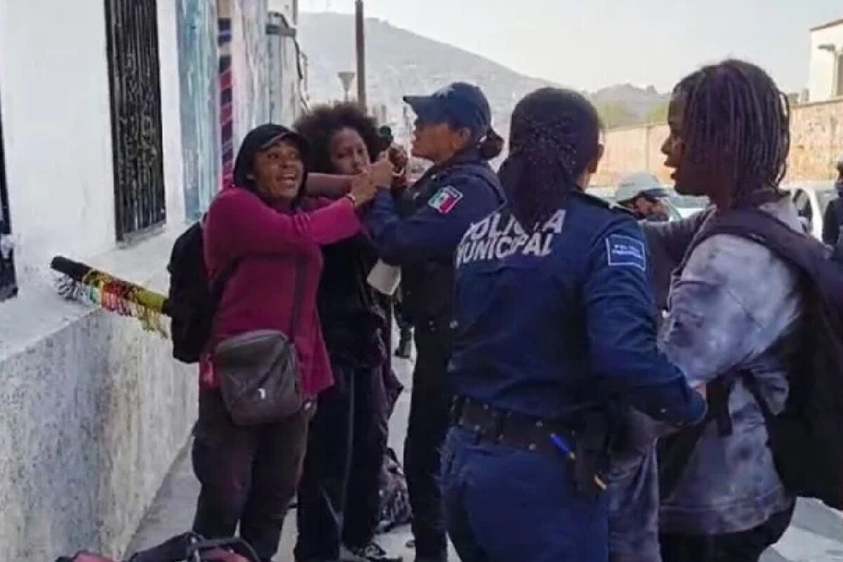 Grupo de personas extranjeras es detenido tras agresiones verbales en Pachuca