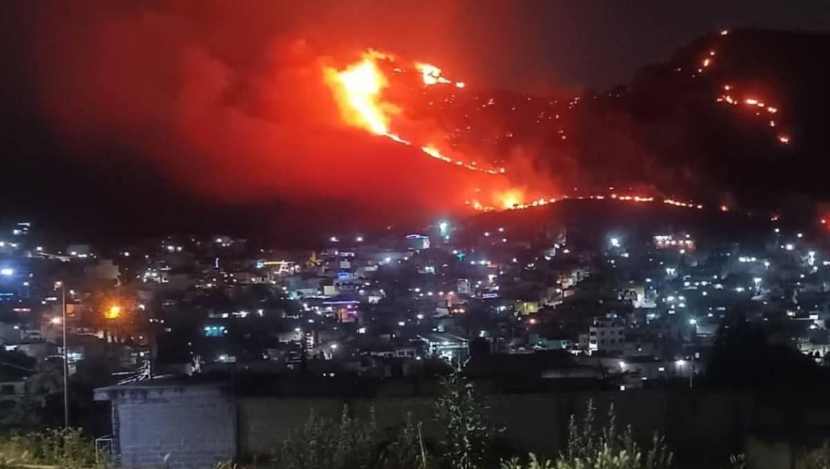Inciendo en Sierra Guadalupe en Ecatepec. Especial