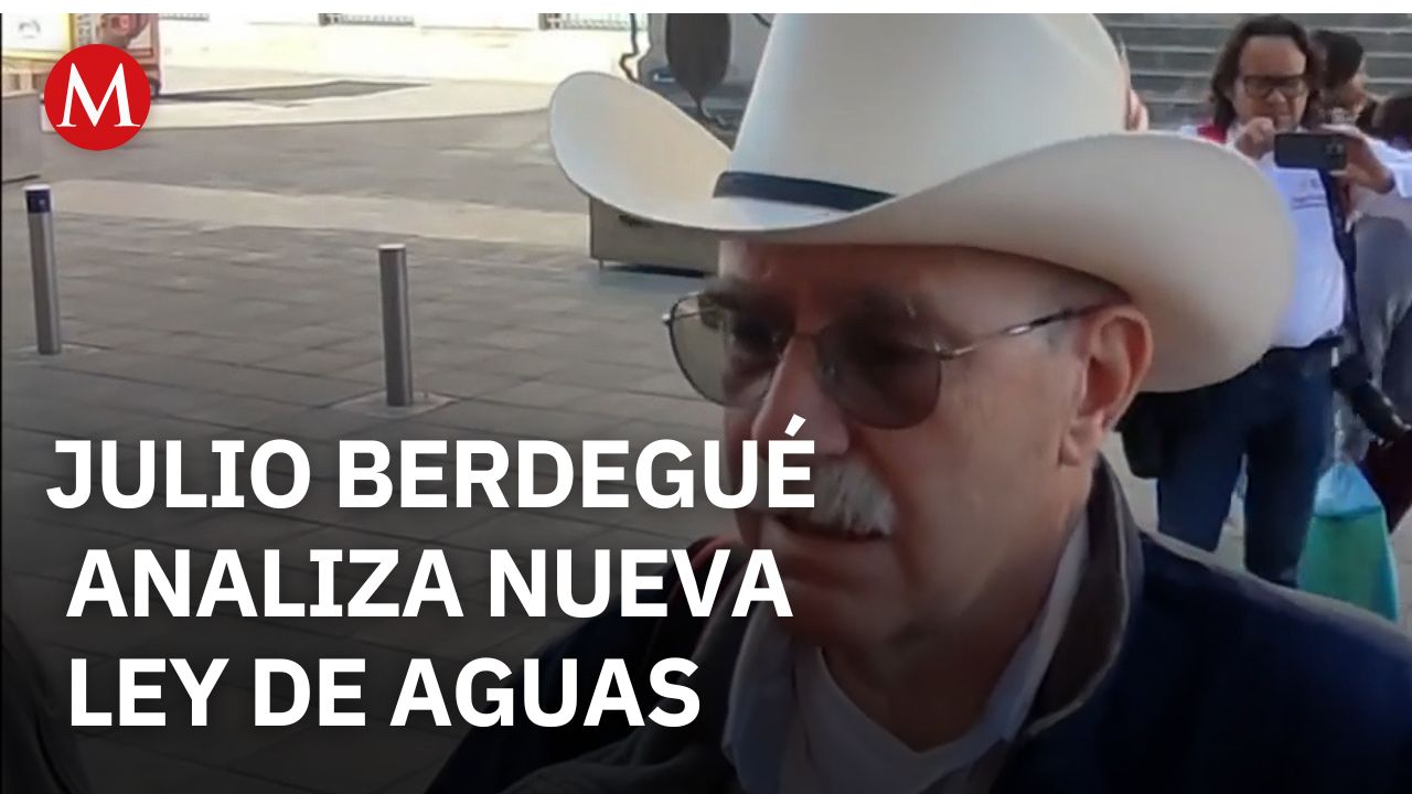 Julio Berdegué comenta sobre la reforma a la nueva ley de aguas nacionales