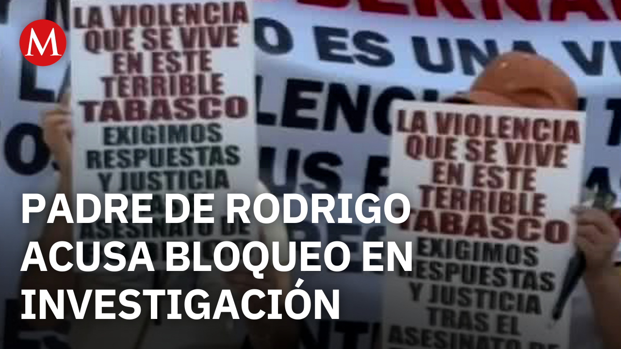 Padre de Rodrigo acusa bloqueo en investigación; señala al secretario de Seguridad estatal