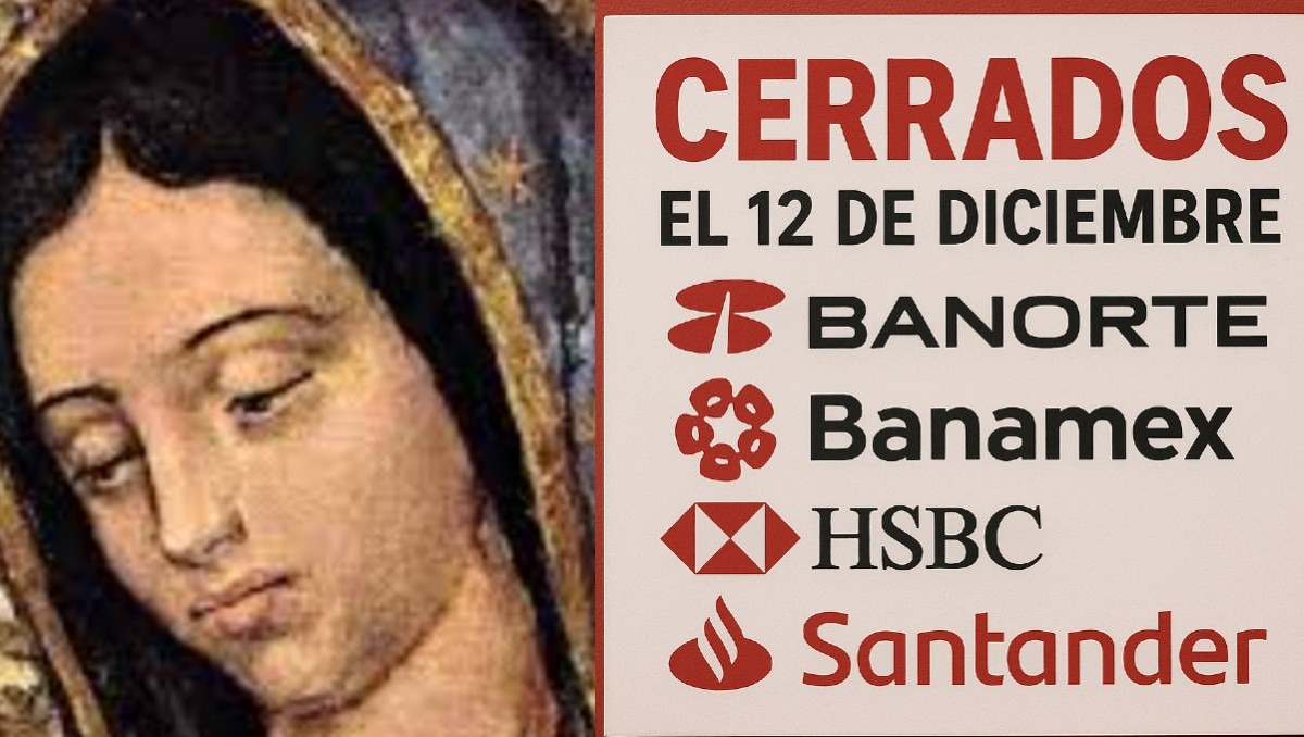 Esto pasará con los bancos en México el día de la Virgen de Guadalupe | IA Discover MILENIO
