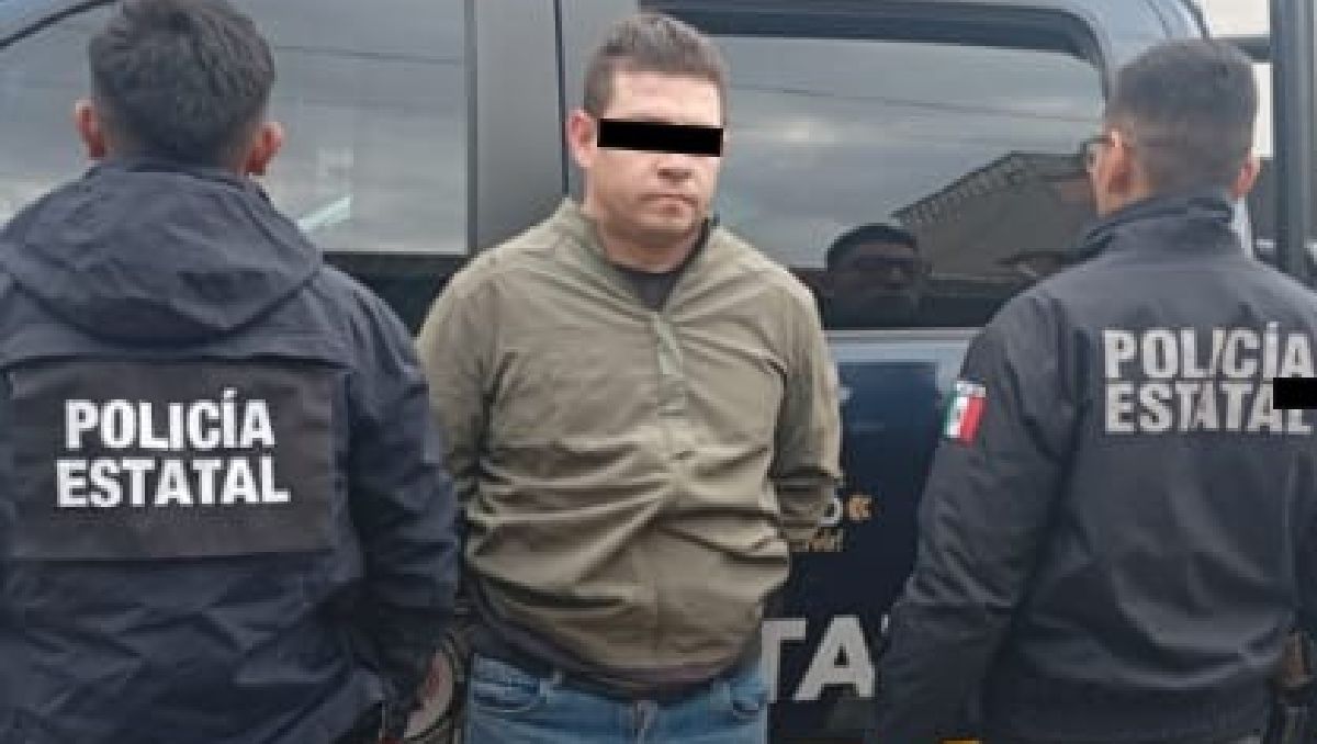 El presunto ladrón fue capturado en la carretera México-Toluca. Foto: (Especial)