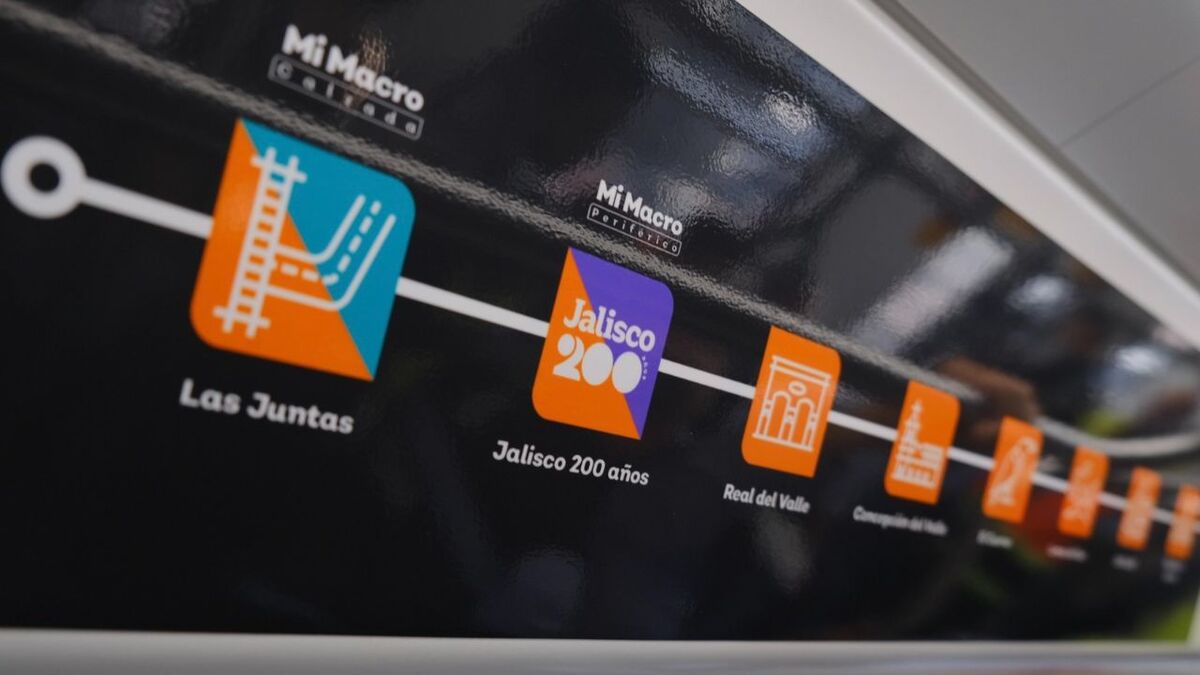 Ruta de la Línea 4 Tren Ligero en Jalisco (Cortesía)