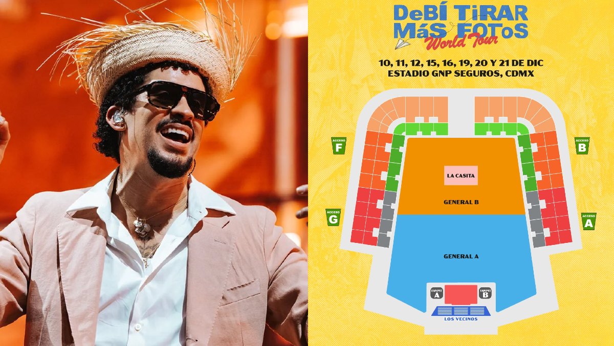 Bad Bunny en la CdMx: Anuncian nueva sección y ubicación de 'La Casita' ¿Cuándo salen a la venta los boletos?