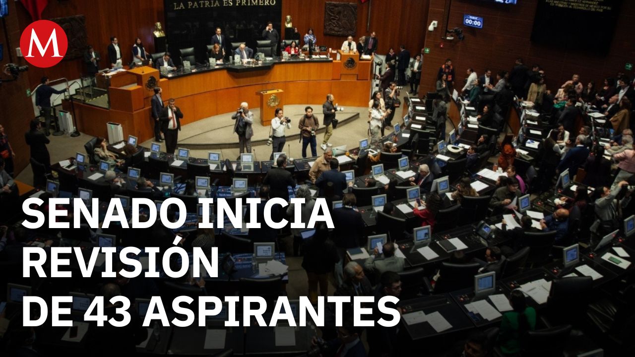 Senado recibe a 43 aspirantes que buscan dirigir la Fiscalía General de la República