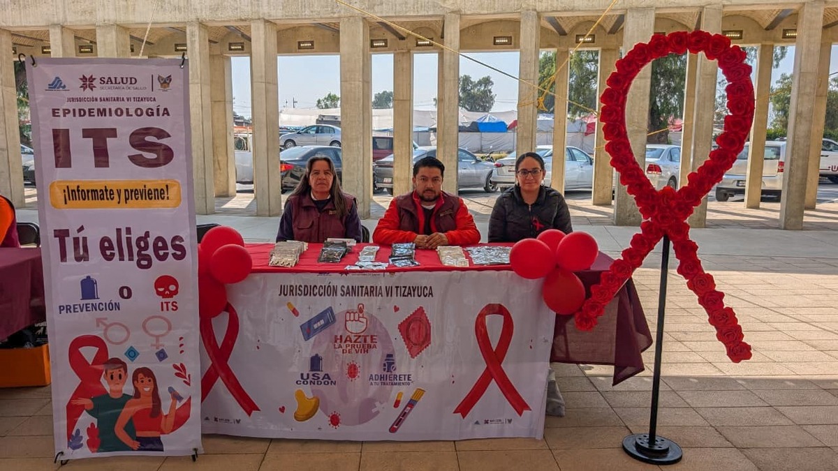 Tizayuca se une a la lucha contra el VIH con actividades. (Cortesía)