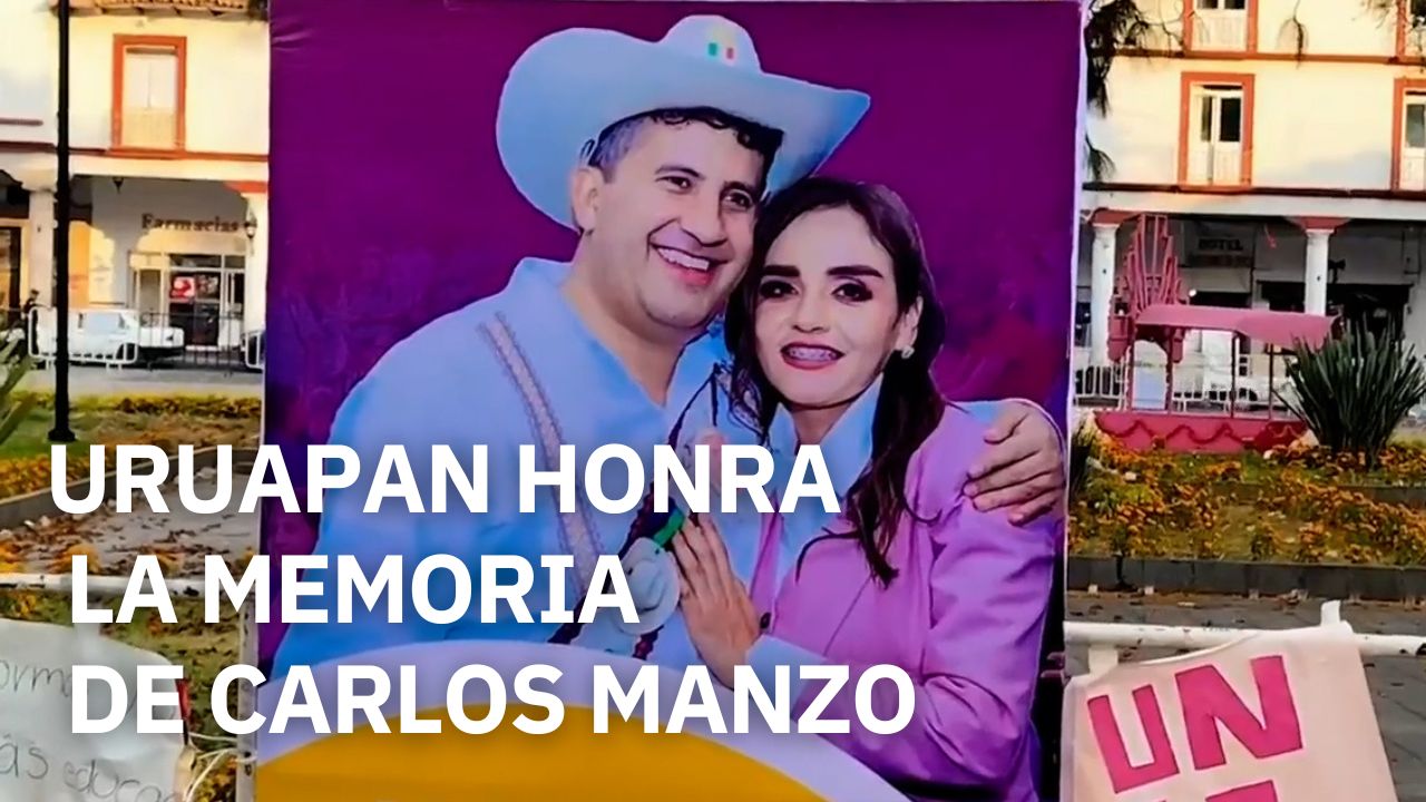 Uruapan honra la memoria de Carlos Manzo con homenaje y misa a un mes de su homicidio