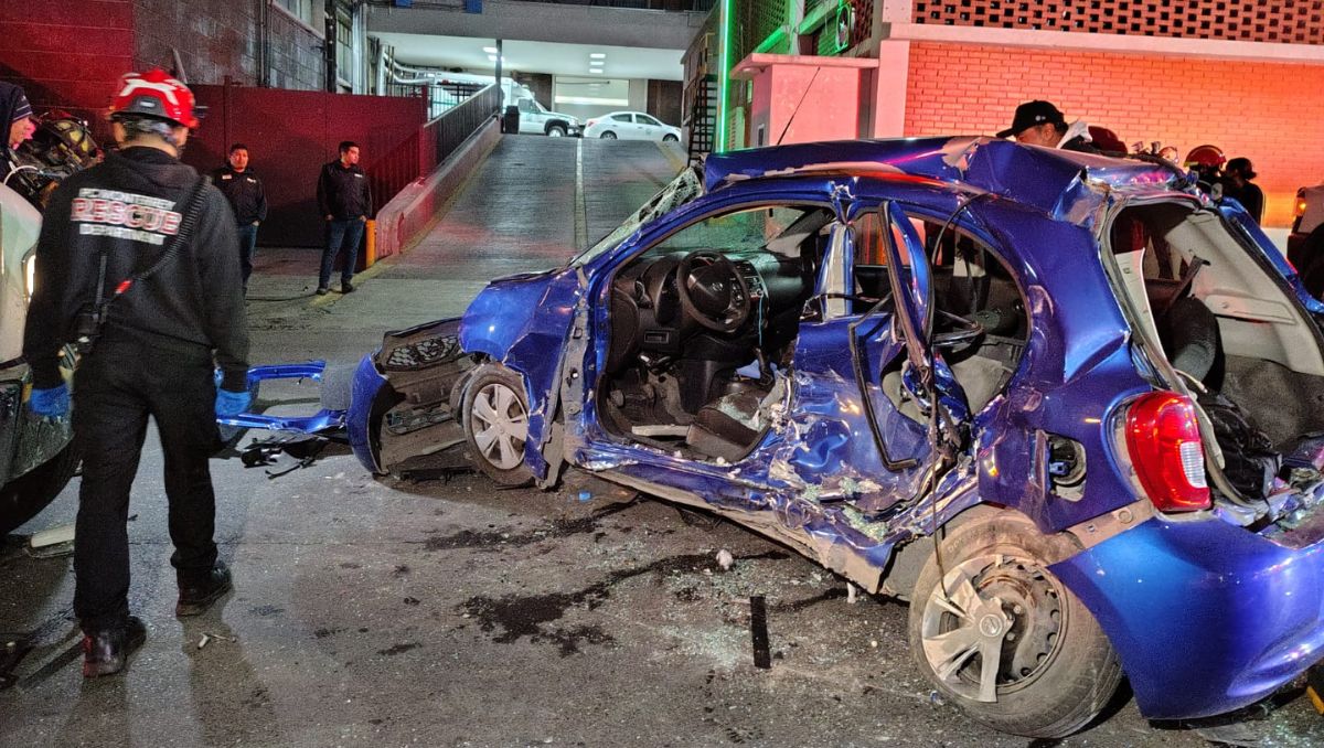 El accidente ocurrió en la avenida Cuauhtémoc, a la altura de Juan Ignacio Ramón. Agustín Martínez