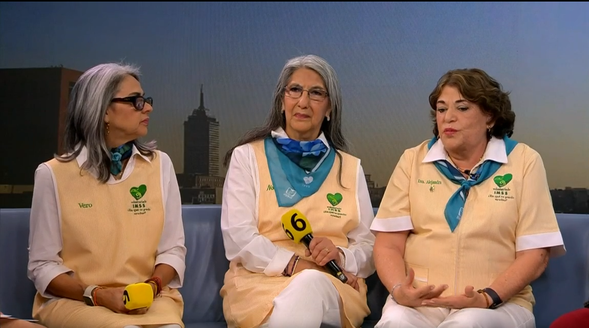 Alejandra Aburto destaca programas del Voluntariado IMSS y apoyo a familias de pacientes