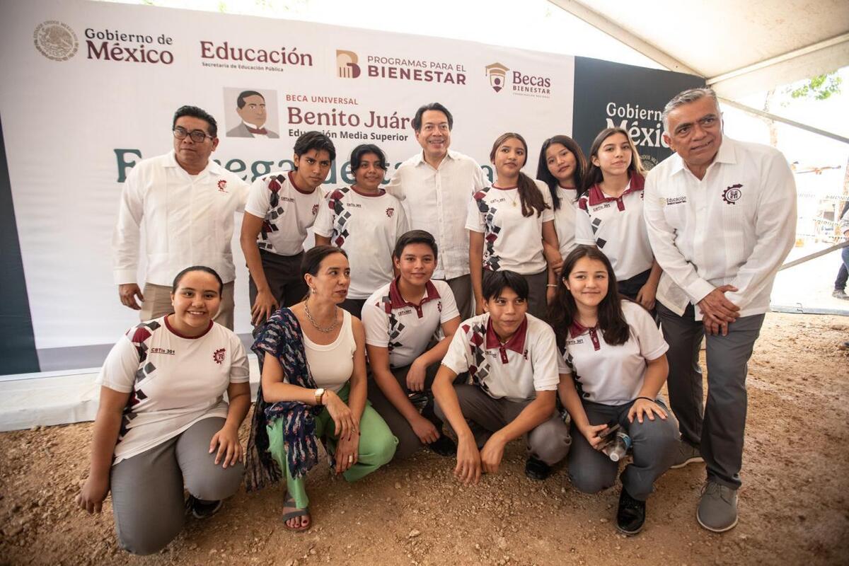 SEP destaca incremento a 4.2 millones de beneficiarios de la Beca Universal Benito Juárez en bachillerato