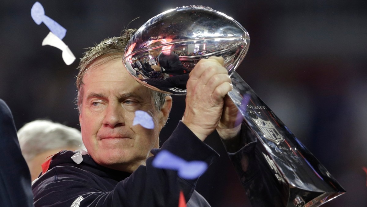 Bill Belichick entre los favoritos para el Salón de la Fama 2026 (AP)