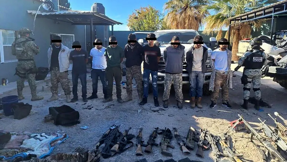 Caen “El 02” y 10 presuntos miembros de los Cabrera Sarabia en Chihuahua