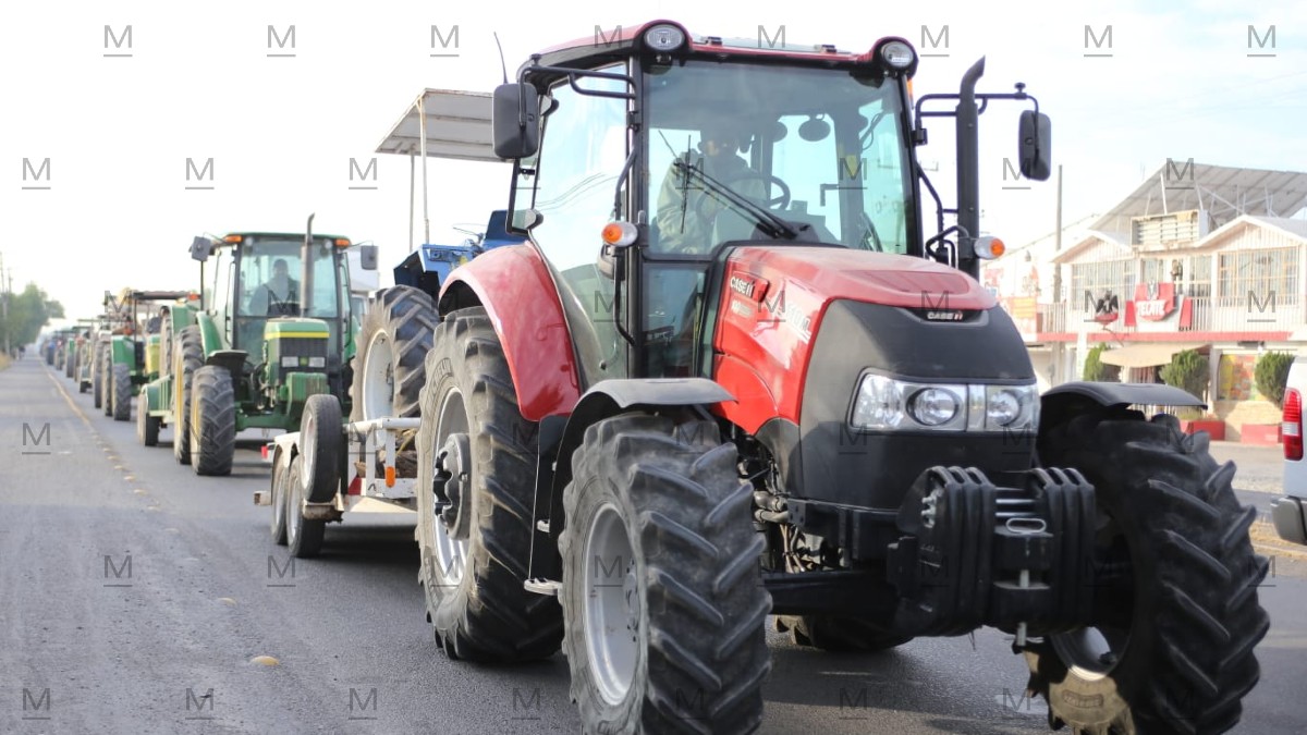 Caravana Nacional Agrícola con destino a Palacio Nacional en la Ciudad de México. | Dany Béjar.