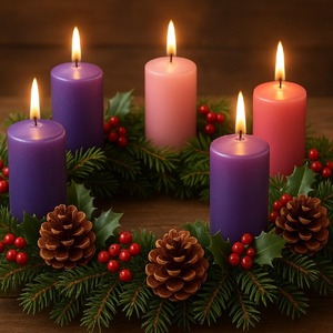 Estos días debes prender las velas de tu corona de adviento | IA Discover MILENIO