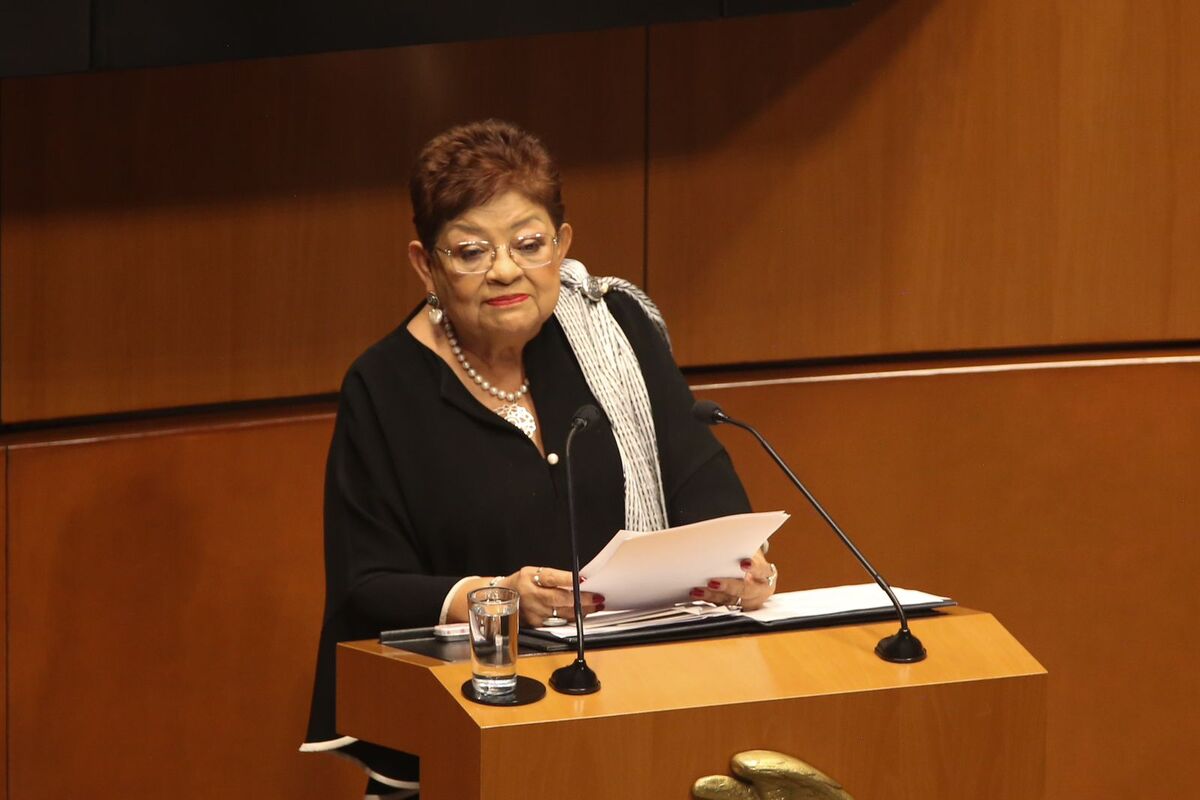Ernestina Godoy en el Senado de la República | Ariana Pérez