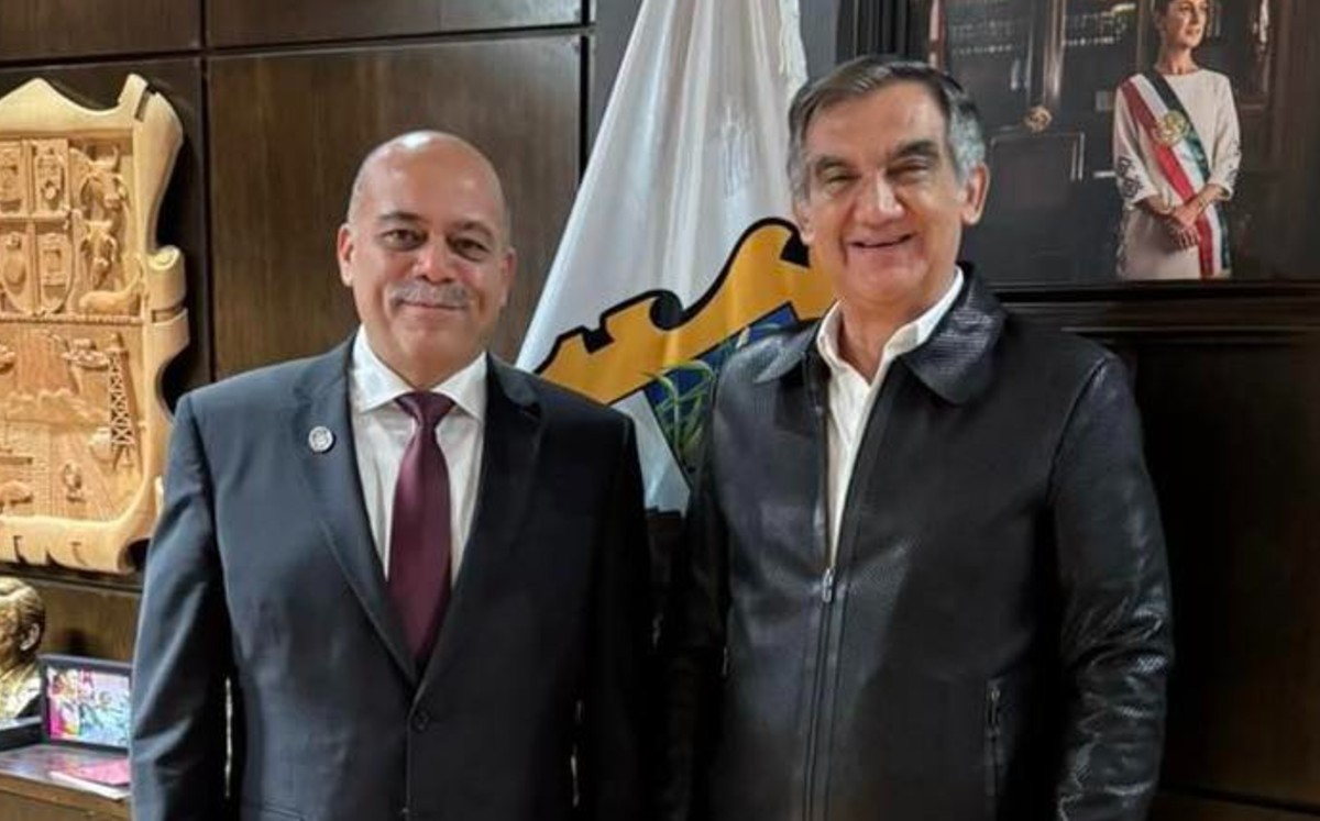 Govea Orozco, se reúne con el gobernador Américo Villarreal. | Cortesía