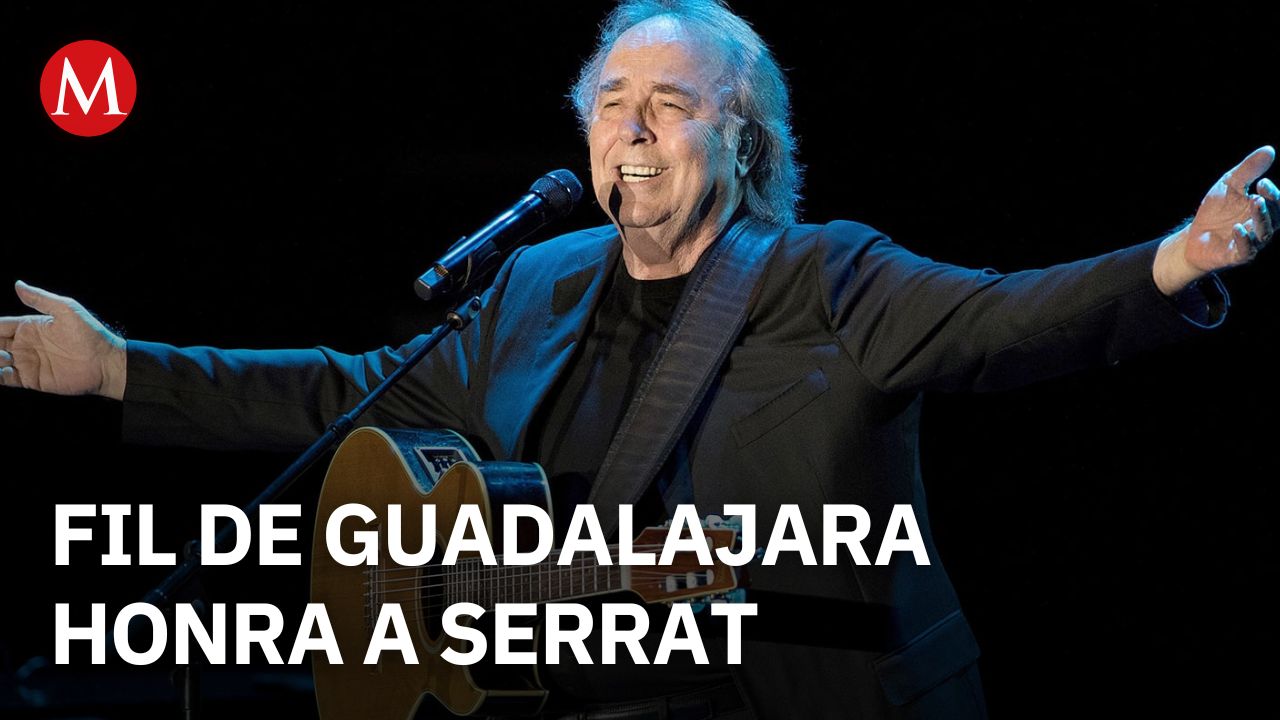 Joan Manuel Serrat llega a la FIL de Guadalajara y será reconocido con doctorado Honoris Causa