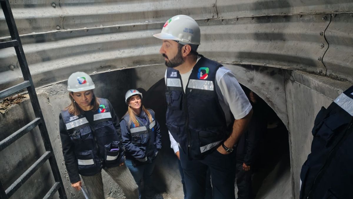 El mega ducto pluvial se realizó con una inversión de 105 millones de pesos. | Eduardo Mendieta