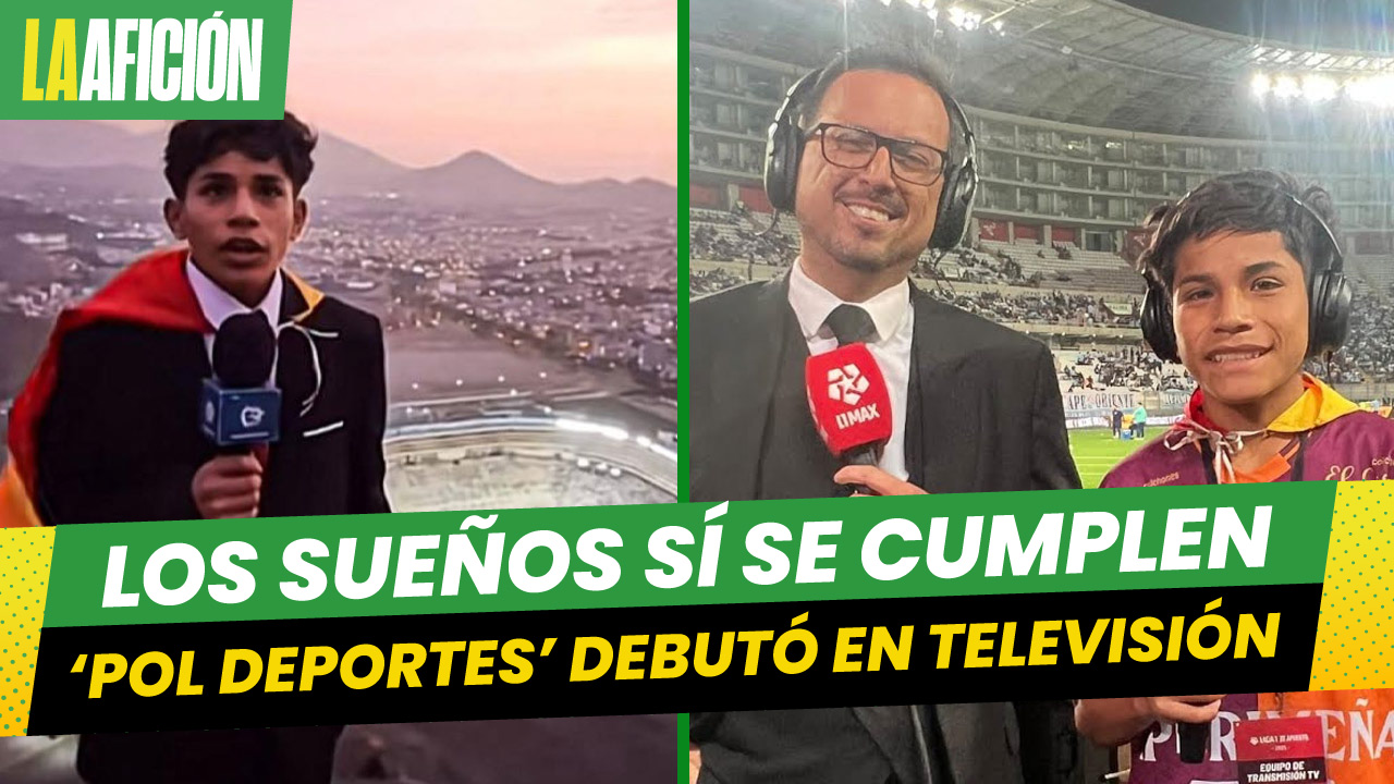 De narrar en un cerro a la TV nacional: La conmovedora historia de 'Pol Deportes'