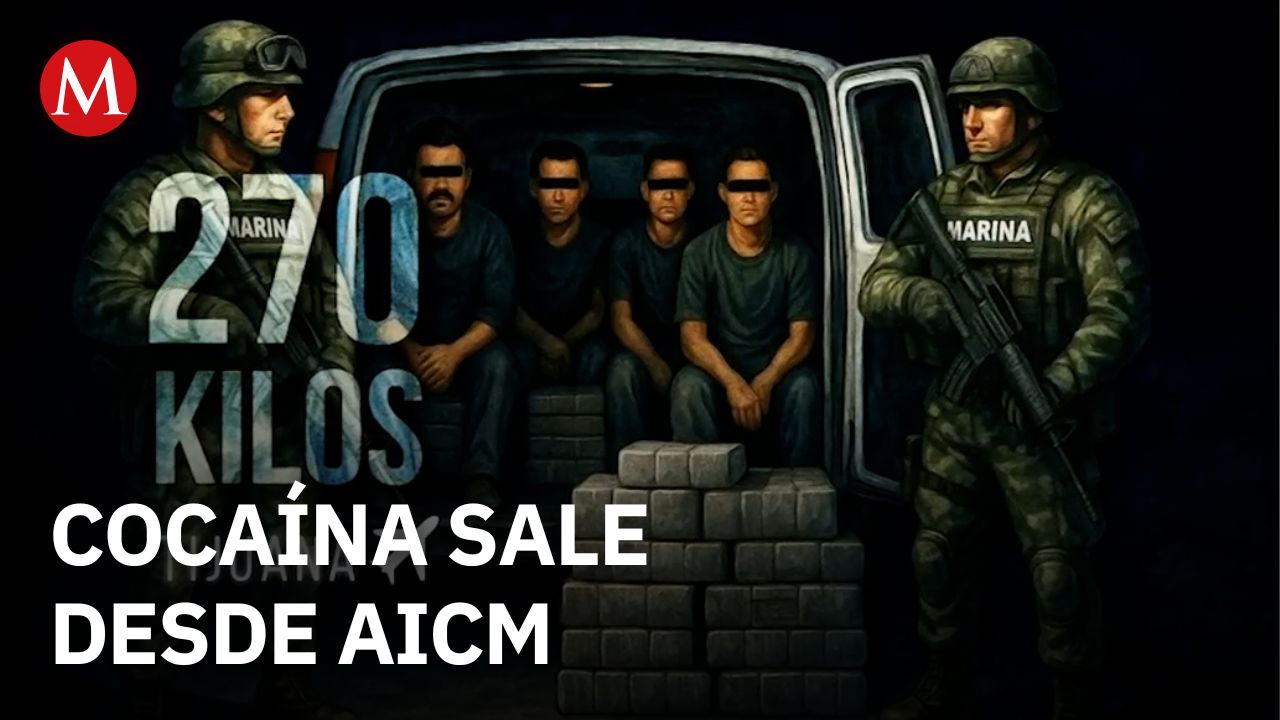 Red de paquetería operaba envío de cocaína a Tijuana desde la Terminal dos del AICM