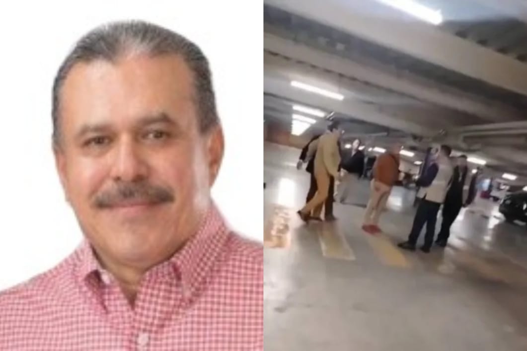 Wblester Santiago Pineda iba acompañado de otro funcionario público.