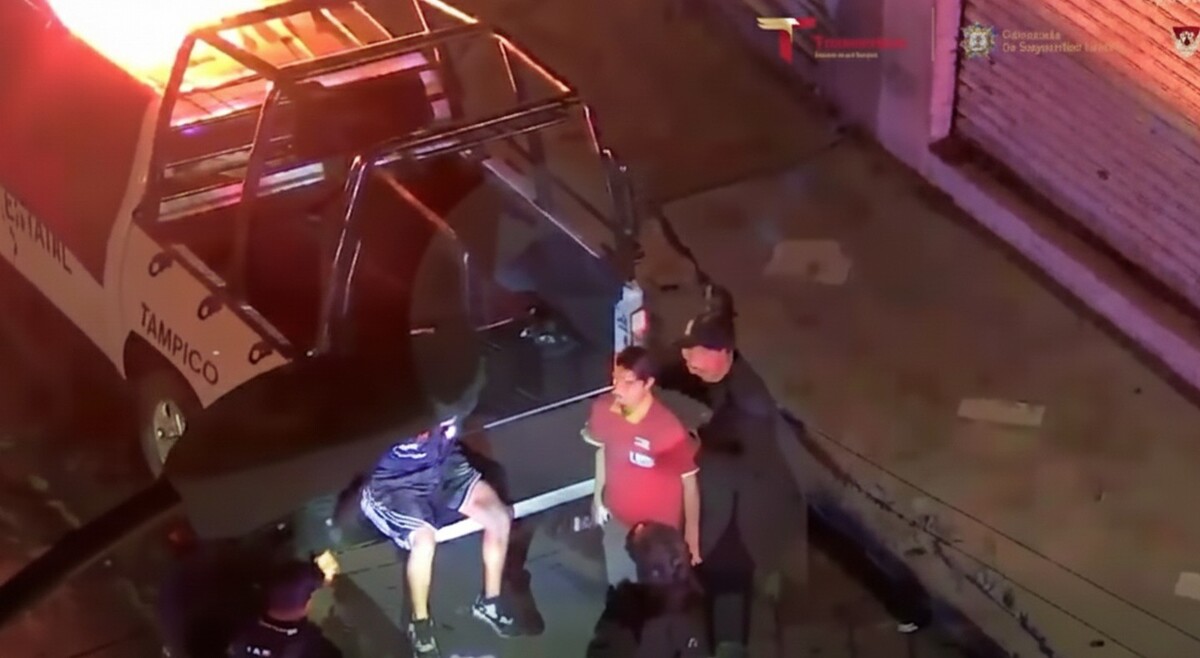 Camaras de videvigilancia en Tampico ubican a presunto asaltante y es capturado por Guardia Estatal