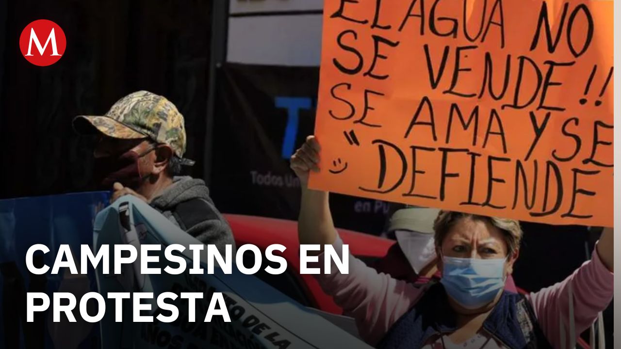 Campesinos llegan en caravana al Congreso para exigir cambios a la reforma de aguas