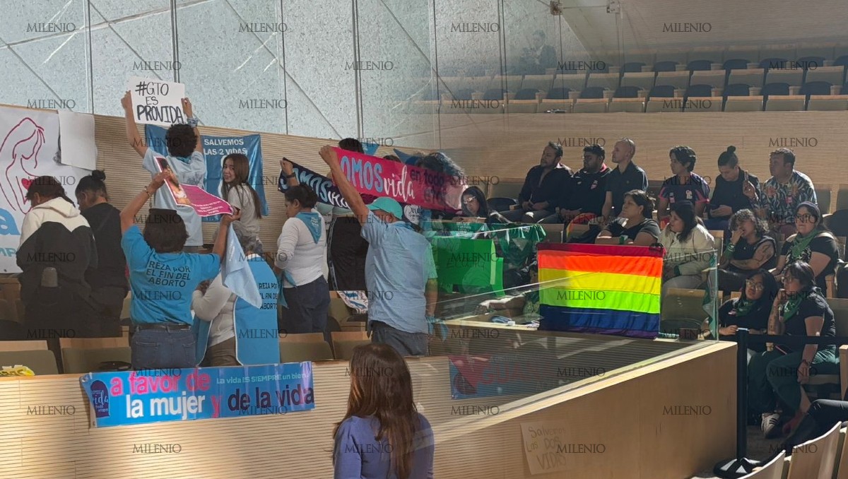 Congreso de Guanajuato se convierte en duelo de porras | Equipo Milenio